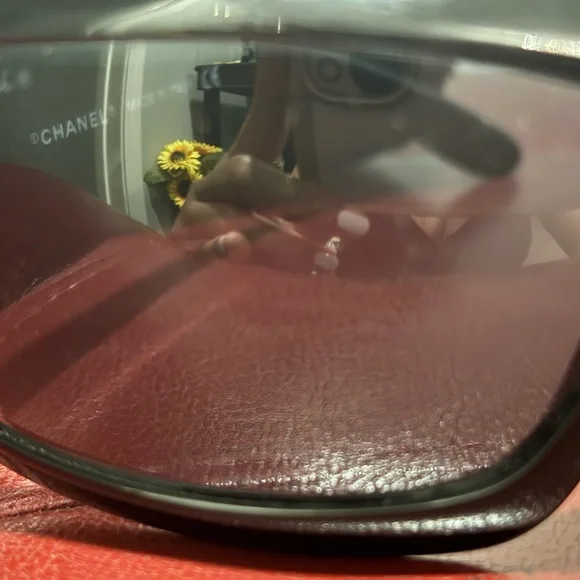 CHANEL Vintage Black Sunglasses Mother of Pearl - Picture 9 of 13